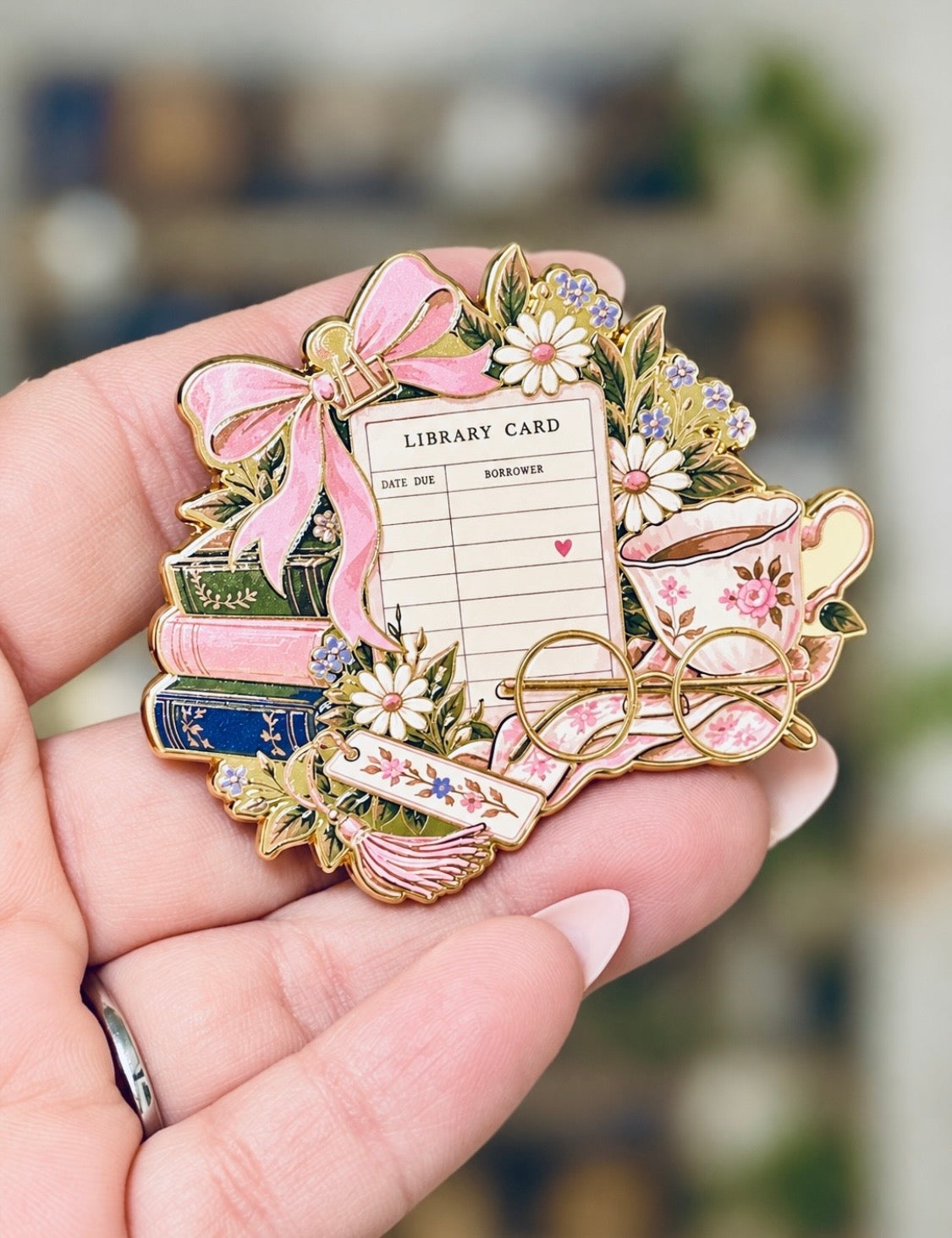 Wholesale Library Card Bookish Magnetic Grip | Kindle & E-Reader Accessory Wholesale