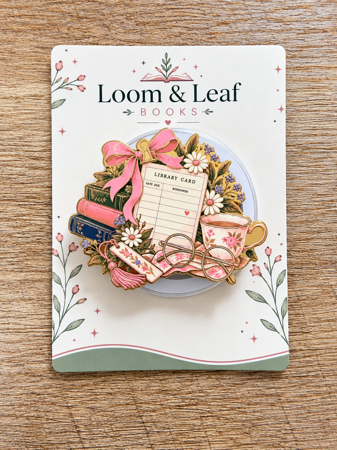 Wholesale Library Card Bookish Magnetic Grip | Kindle & E-Reader Accessory Wholesale