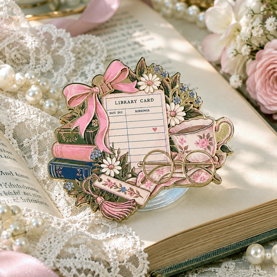 Wholesale Library Card Bookish Magnetic Grip | Kindle & E-Reader Accessory Wholesale