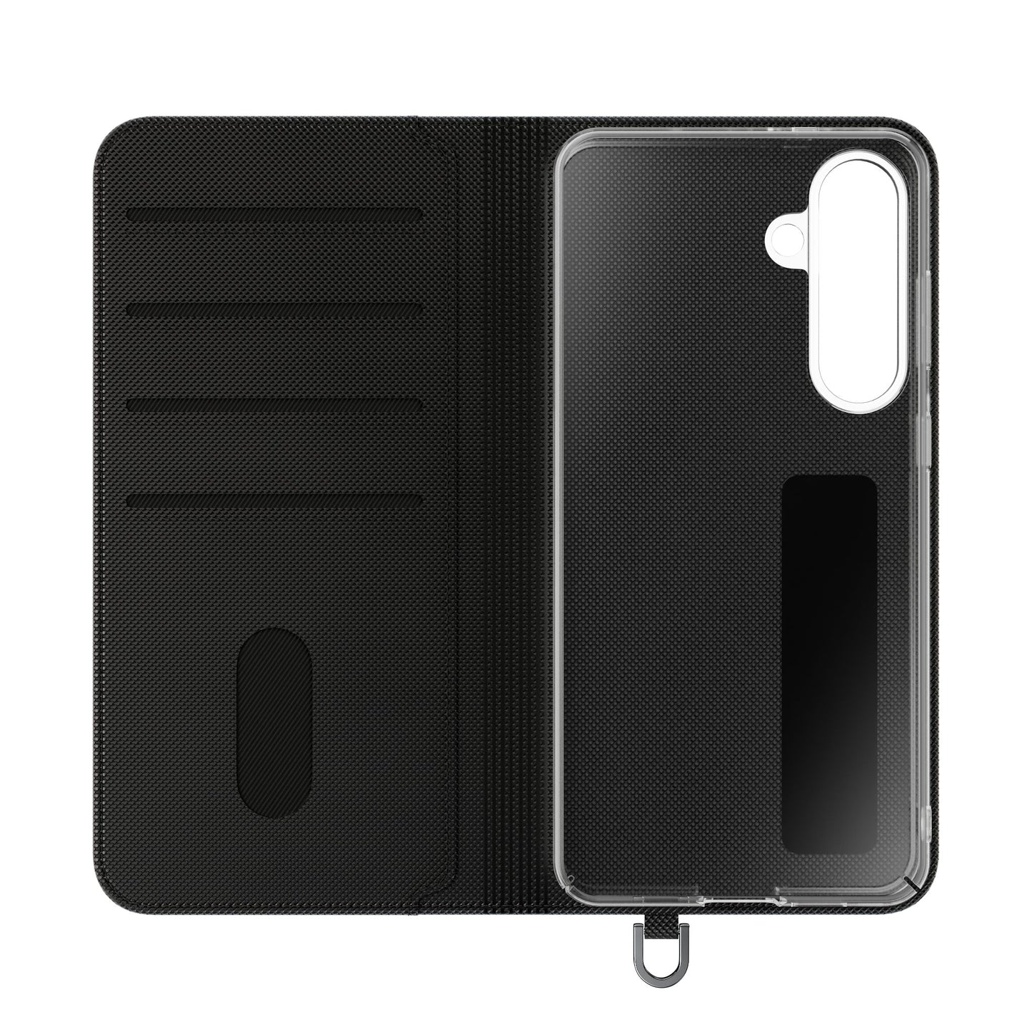 Witchy Bookish Flip Phone Case – Crystal, Bat & Spellbook Wallet Cover