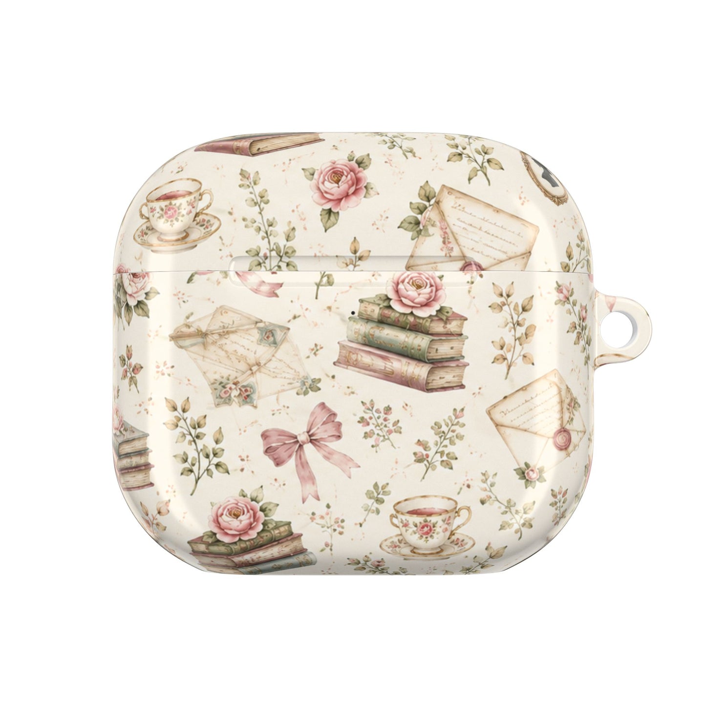 Vintage Floral Bookstack AirPod Case