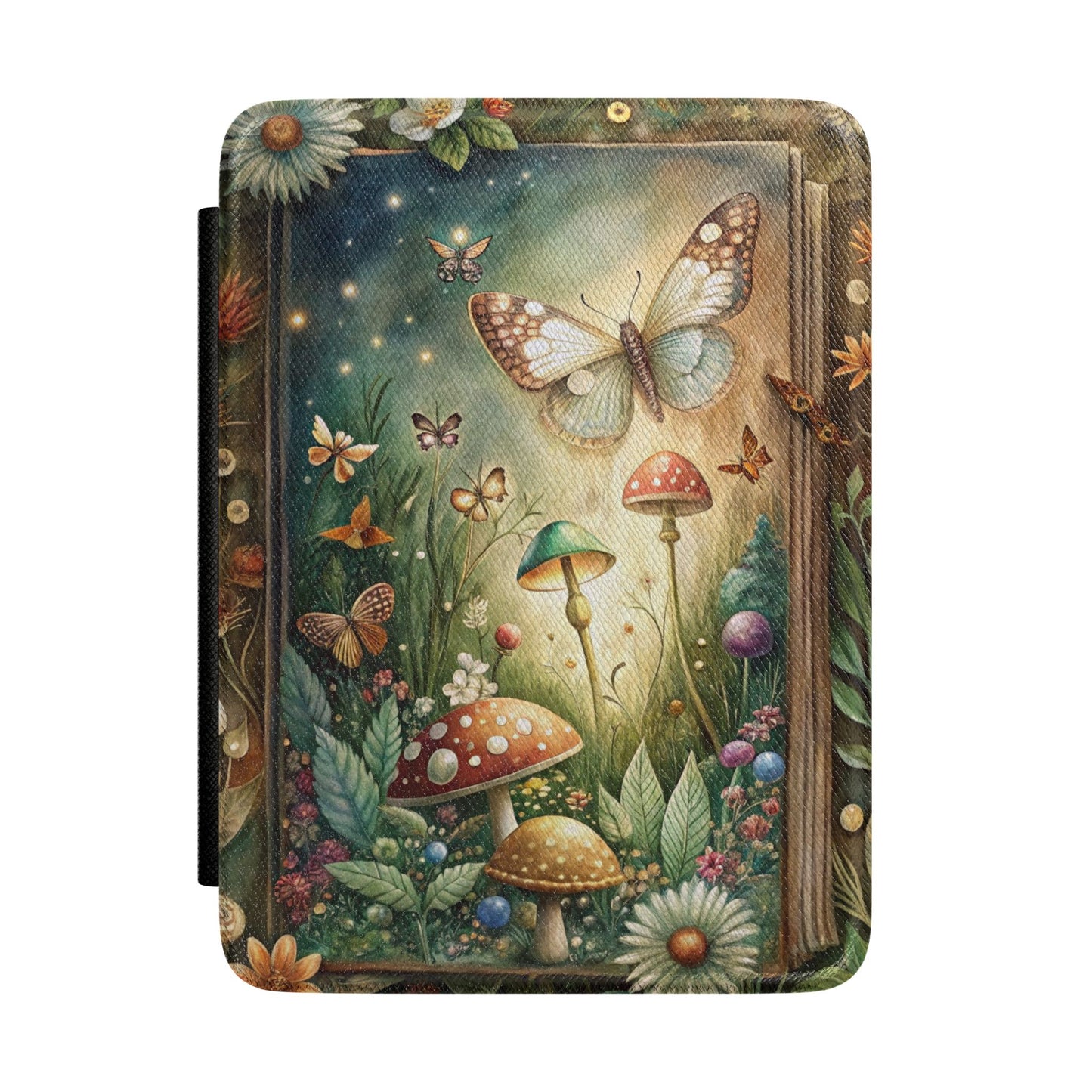 Magical Mushroom & Butterfly Kindle Case — Fantasy Forest E-Reader Cover