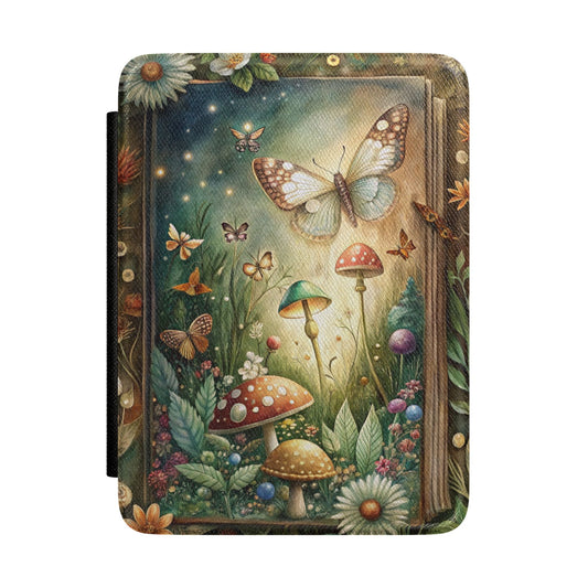 Magical Mushroom & Butterfly Kindle Case — Fantasy Forest E-Reader Cover