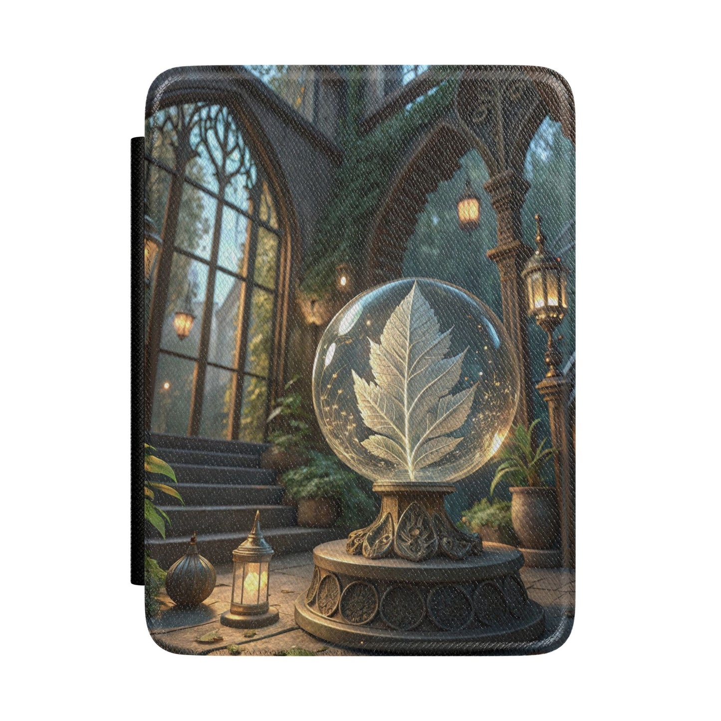 Mystic Greenhouse Kindle Case — Botanical Globe Reading Cover