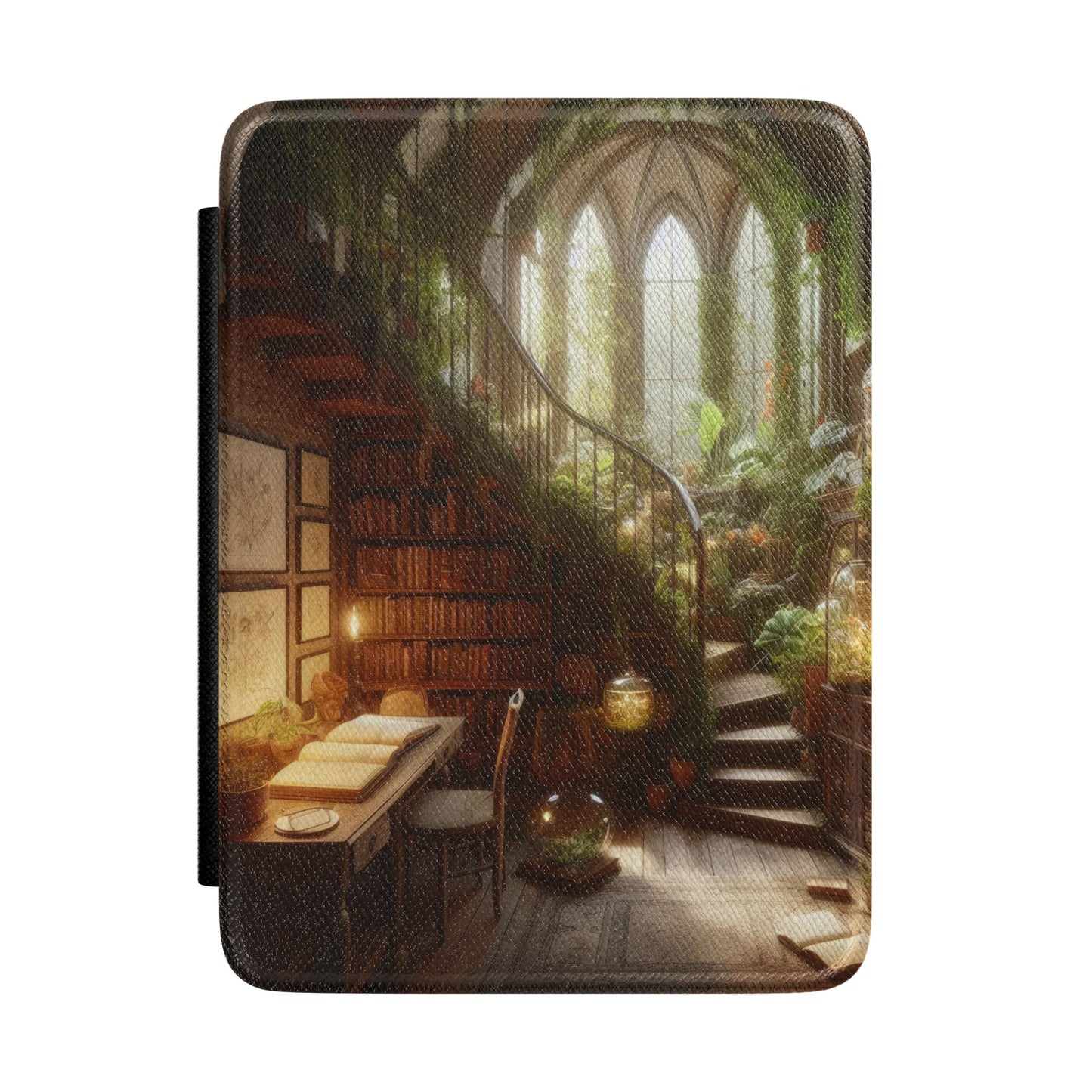 Kindle Case — Enchanted Library Spiral Staircase E-Reader Cover