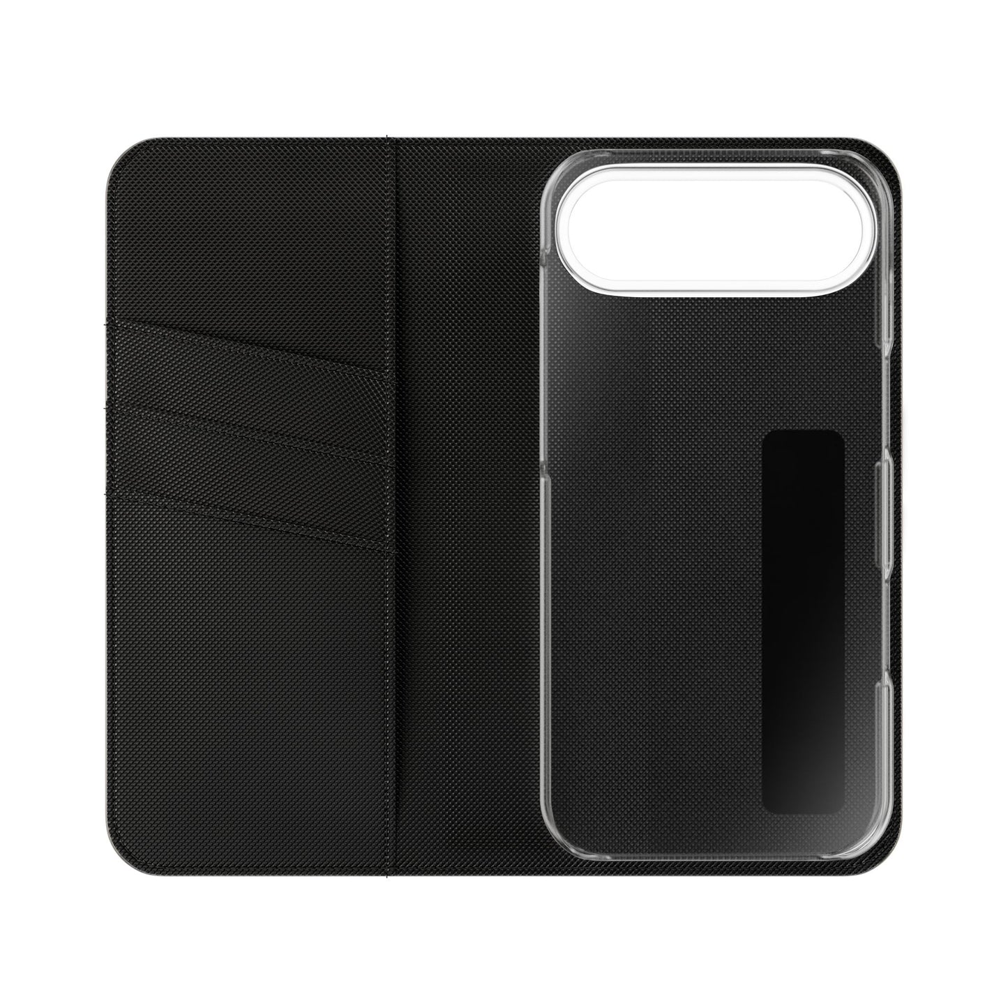 Witchy Bookish Flip Phone Case – Crystal, Bat & Spellbook Wallet Cover