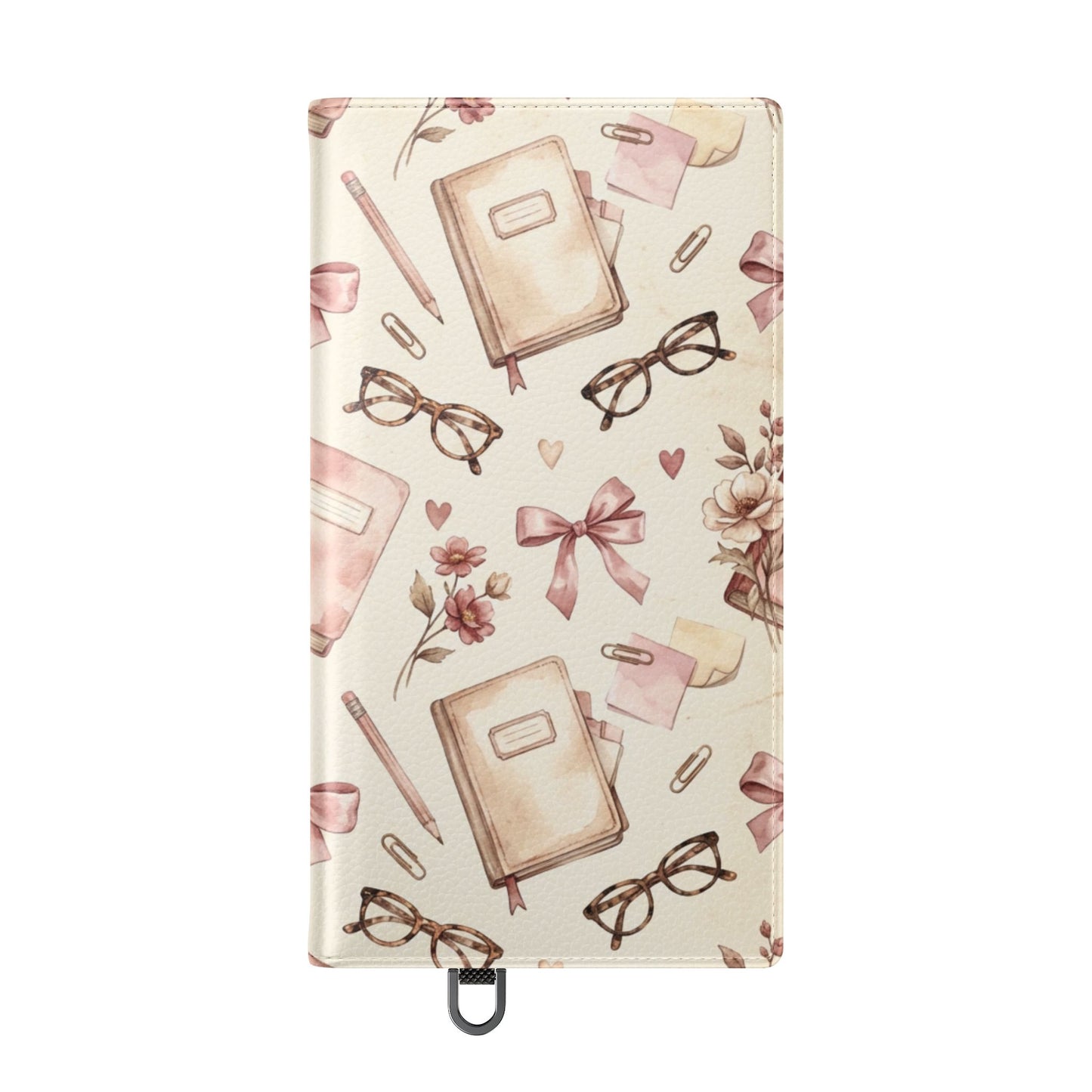 Vintage Tea & Books Flip Phone Case