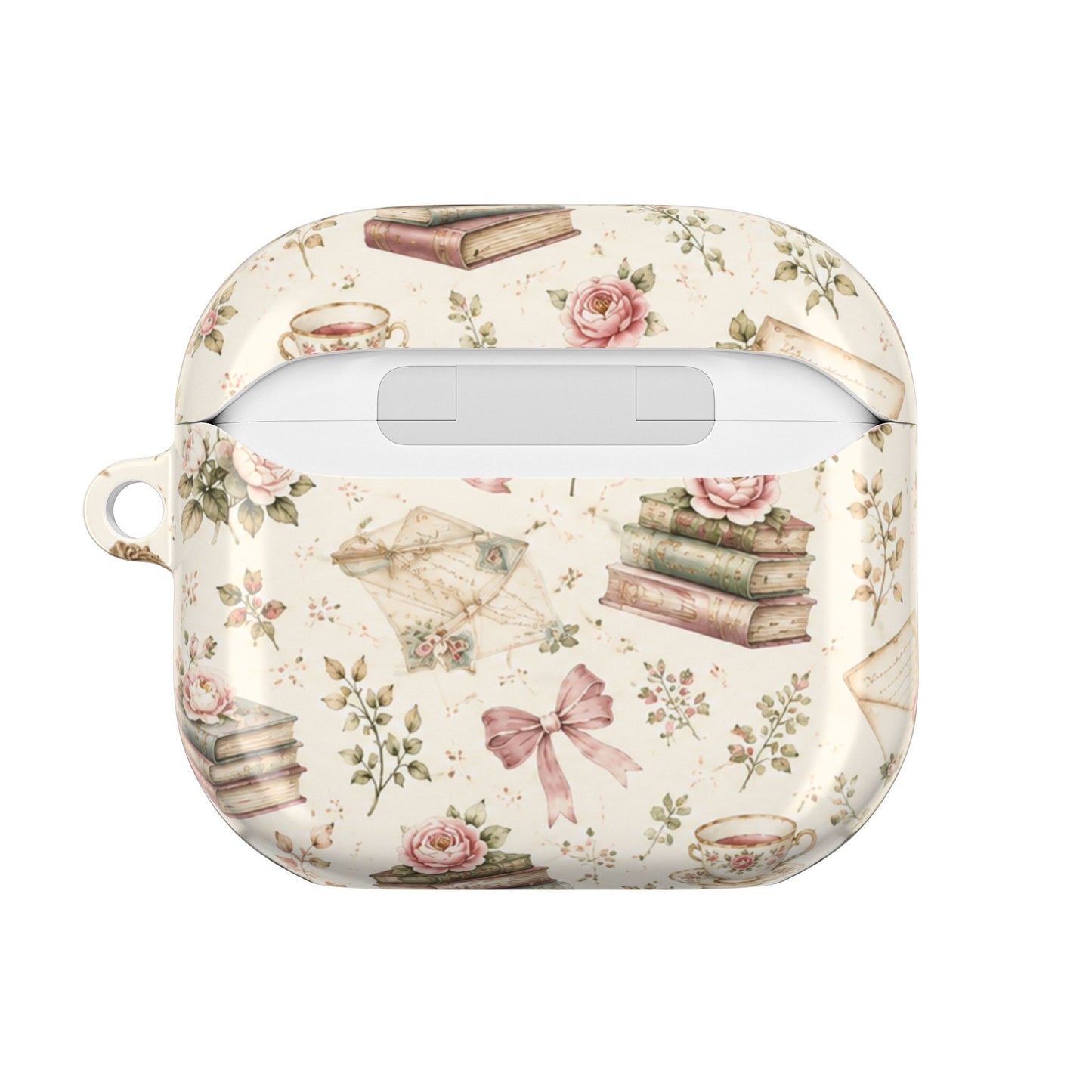 Vintage Floral Bookstack AirPod Case