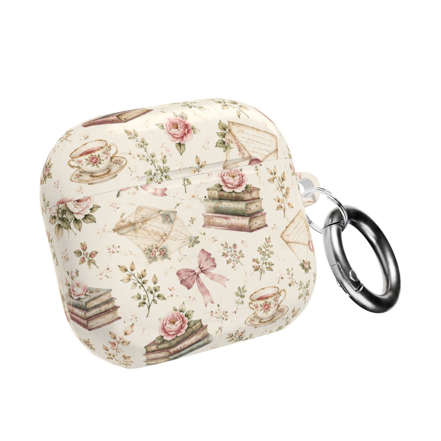 Vintage Floral Bookstack AirPod Case
