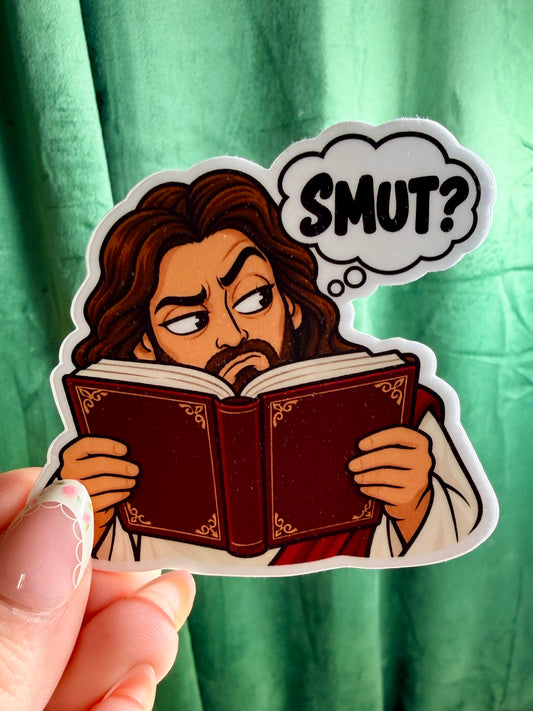 Judging Jesus Bookish Sticker | Funny Spicy Reader Decal