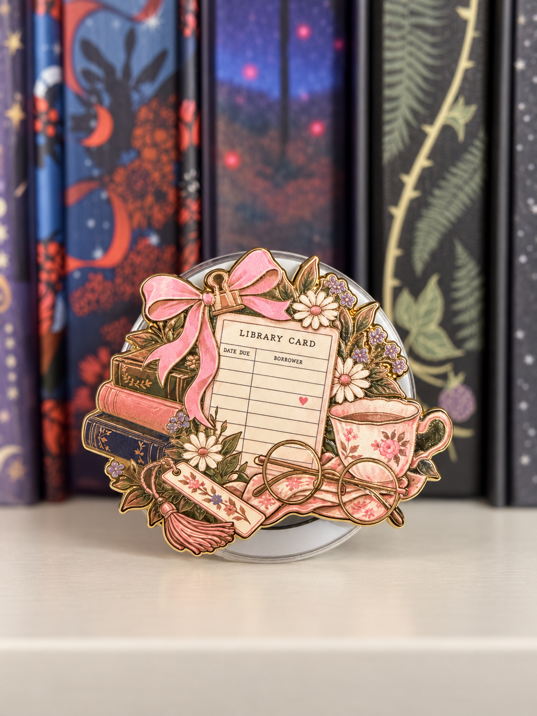 Wholesale Library Card Bookish Magnetic Grip | Kindle & E-Reader Accessory Wholesale