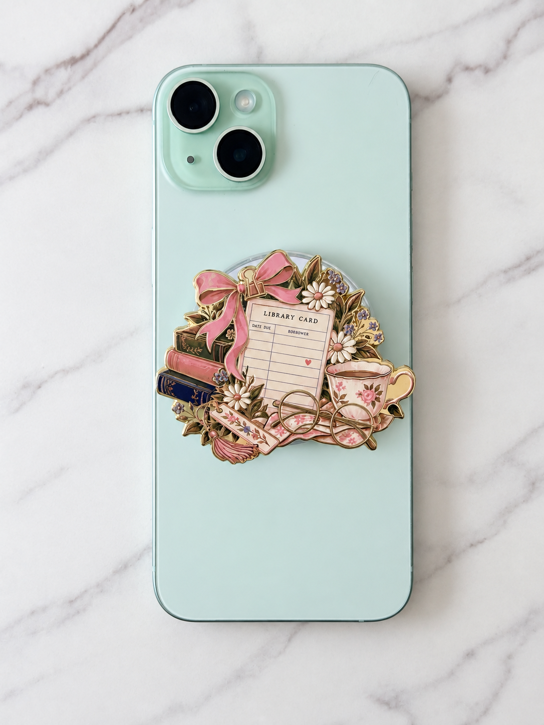 Wholesale Library Card Bookish Magnetic Grip | Kindle & E-Reader Accessory Wholesale