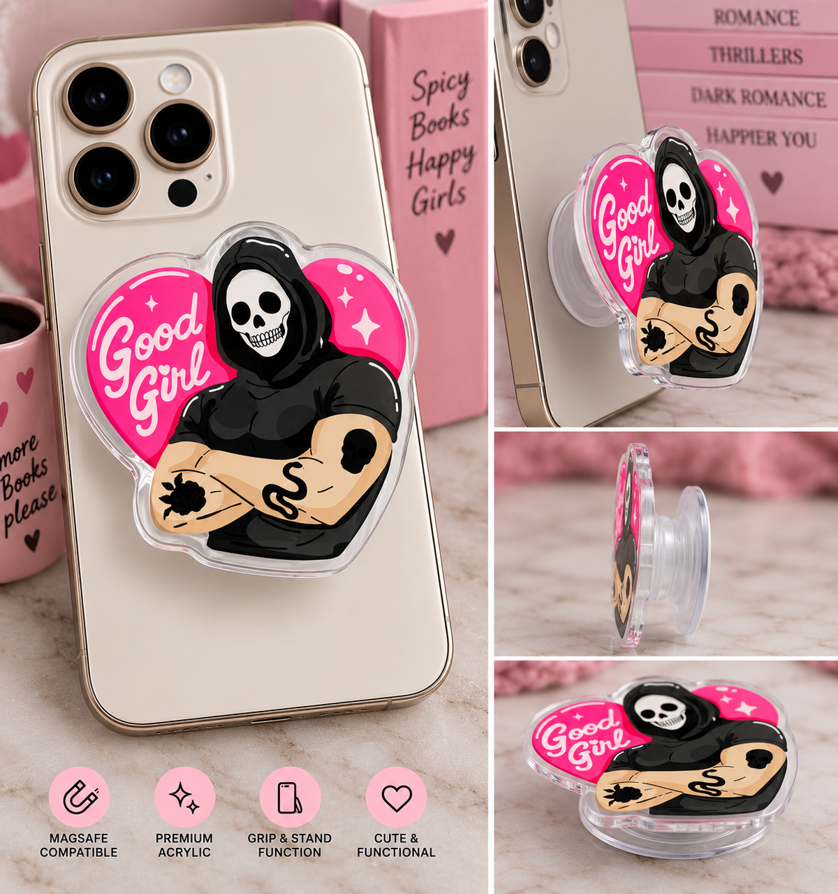 Wholesale Smut Good Girl Dark Romance MagSafe Phone Grip